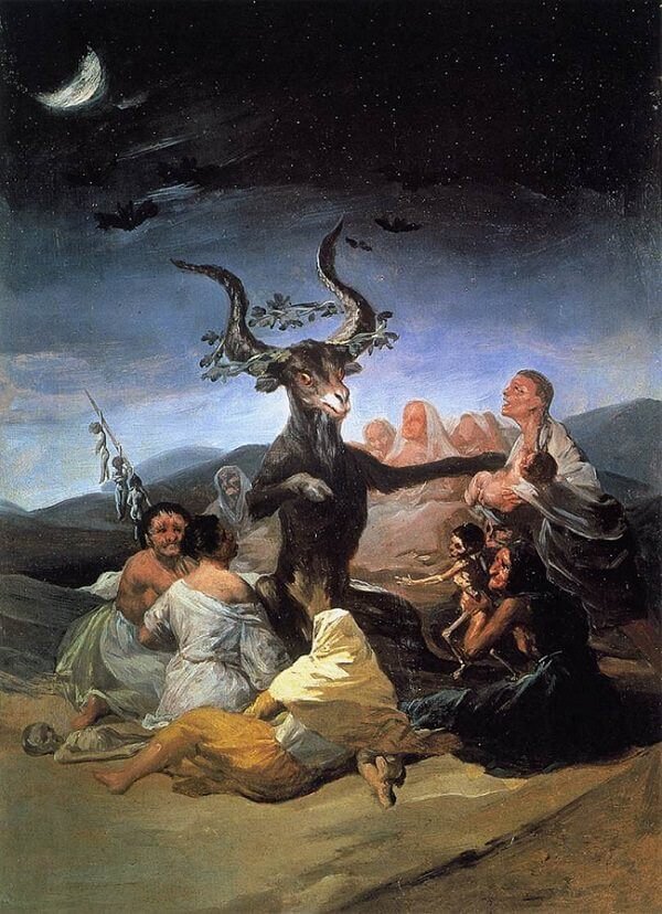 Witches' Sabbath, 1798 by Francisco Goya