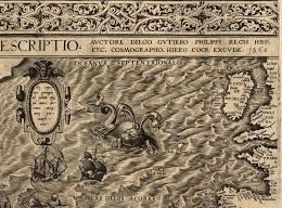   Detail from    Americae sive qvartae orbis partis nova et exactissima descriptio   . Map by Diego Gutiérrez, 1562. Geography and Map Division, Library of Congress  