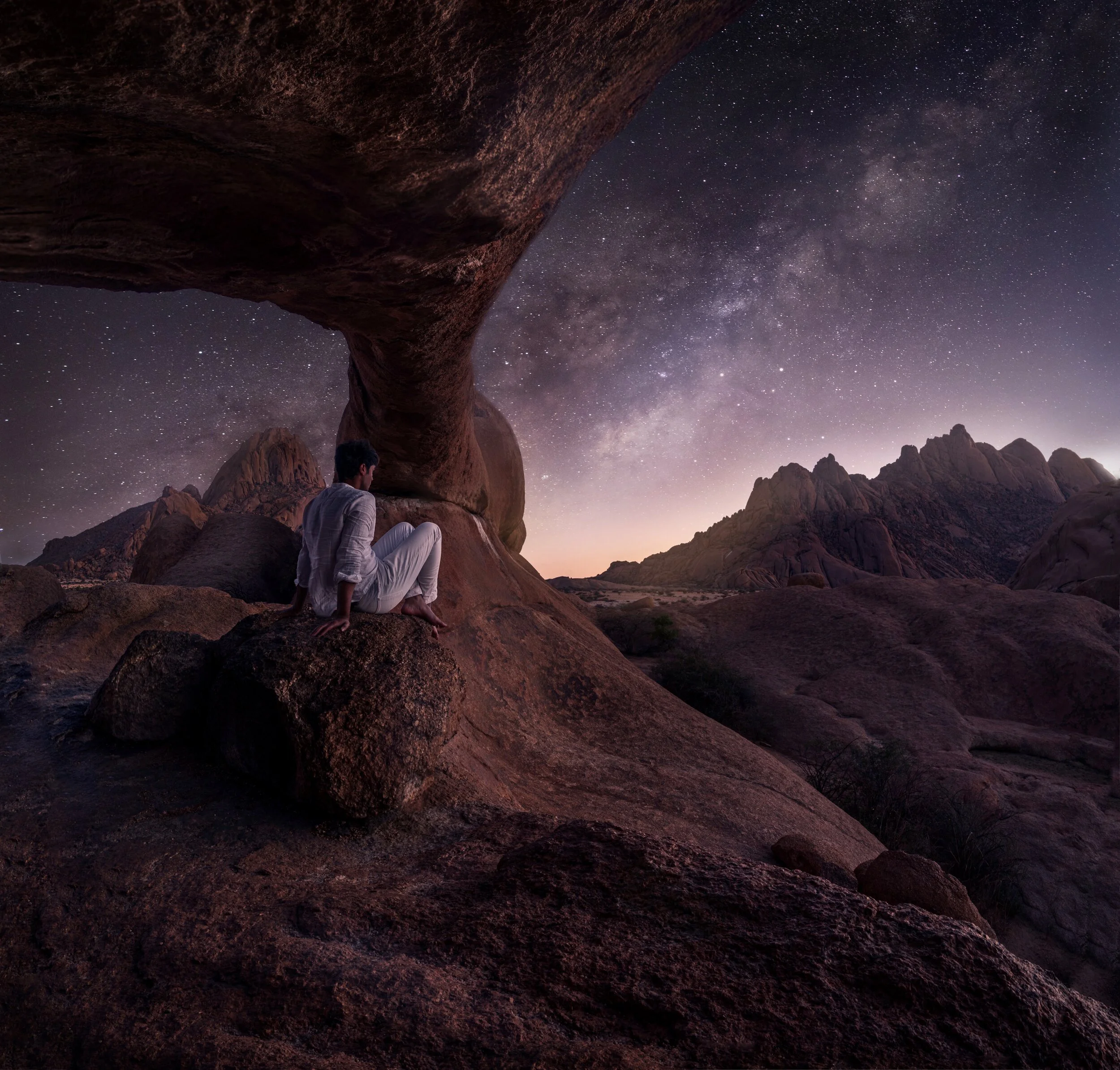 Spitzkoppe Arch, Namibia.