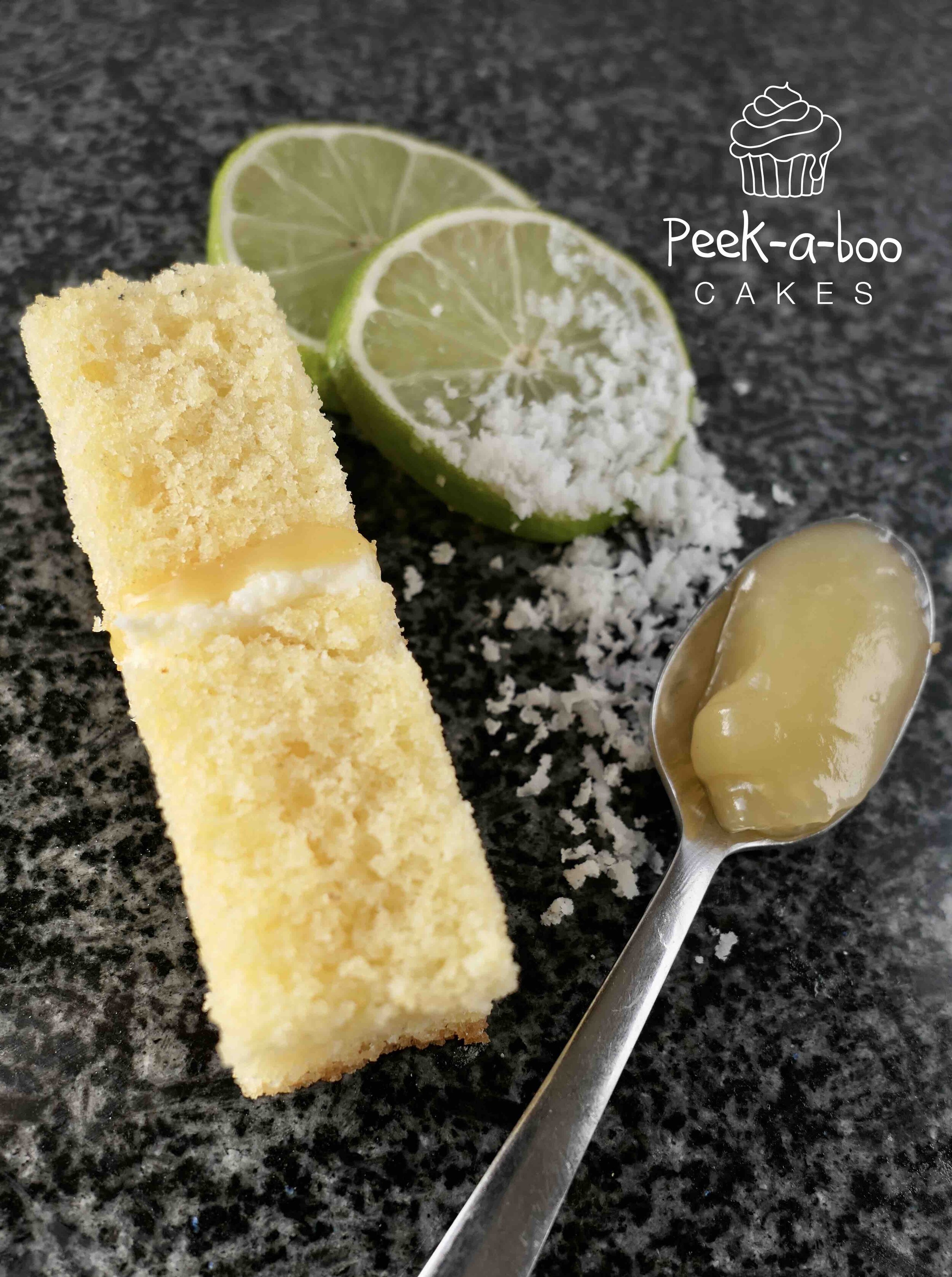 peek-a-boo cakes lime &amp; coconut cake