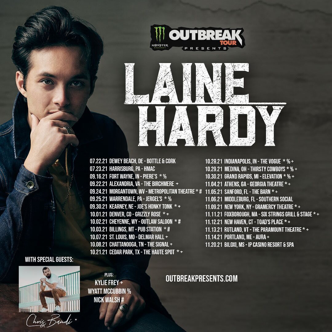 I am so excited to be hitting the road with @monsterenergy and @outbreakpresents! Pre-sale tickets for select tour dates are available TODAY starting at 11am CT. To unlock the pre-sale code, fill out the form at the link in my bio. #monsterenergy #ou