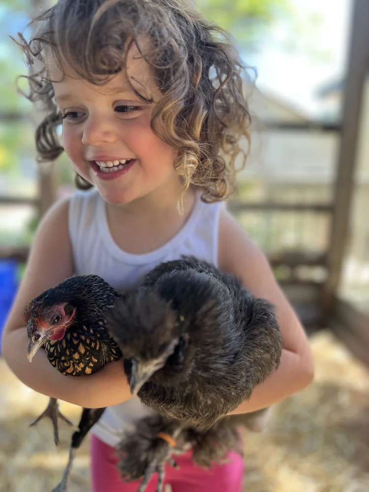 Kids birthday party at Heirloom East Bay farm
