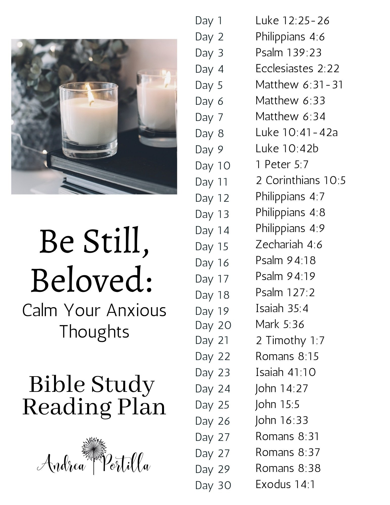 Be Still, Beloved Reading Guide (Copy)