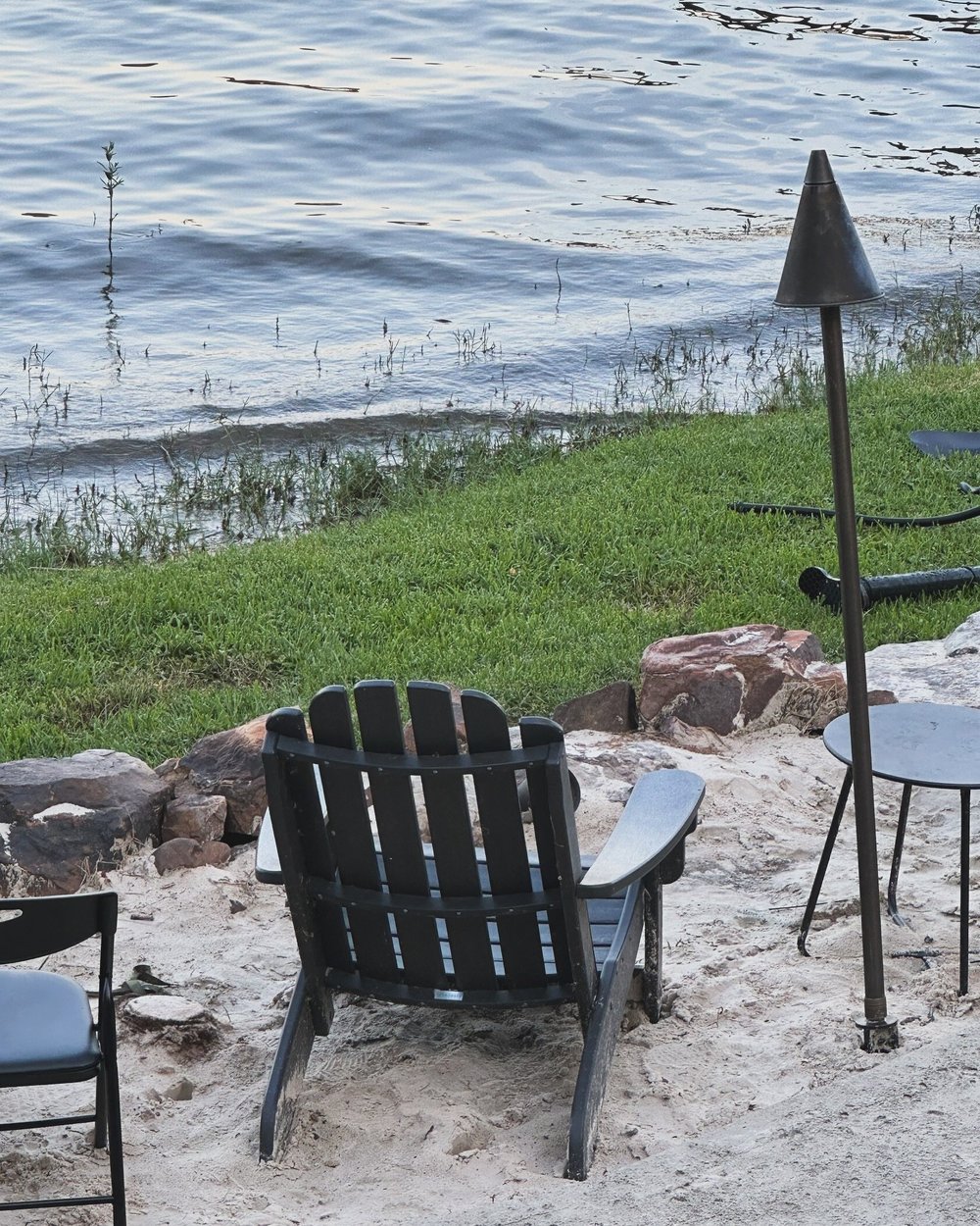 &quot;...At the waters edge.&quot; Mark makes this comment in his gospel as Jesus boards a boat to teach, all the people come close to listen at the waters edge. 

Some of us are on the edge of learning something that will change our lives. 

Some of