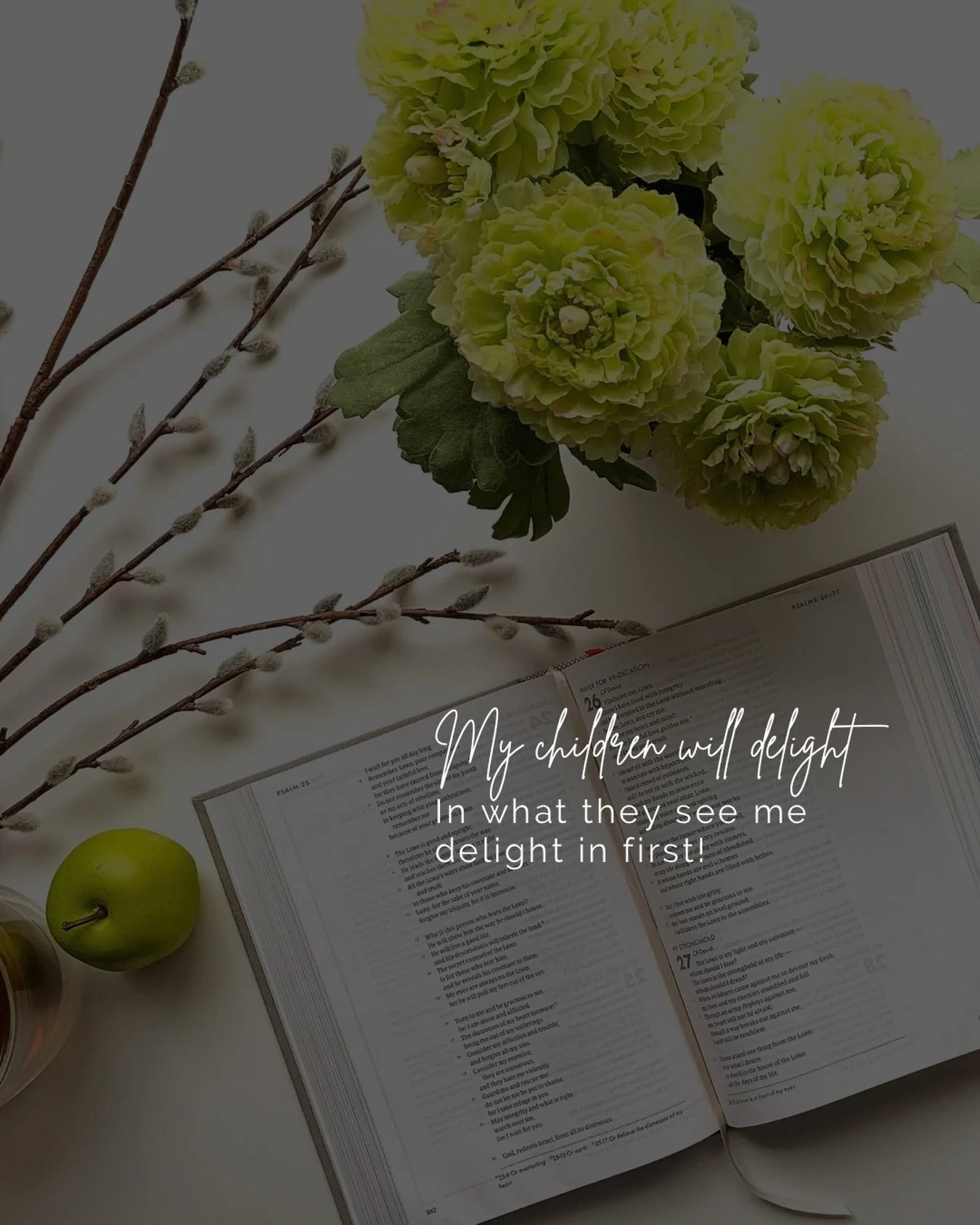 We say 'delight in the Lord' &mdash; but what does that actually look like on a Wednesday? 

It's not a feeling, it's a posture you practice.

It looks like opening your Bible before your phone. It looks like prayer that isn't just a to-do list. It l