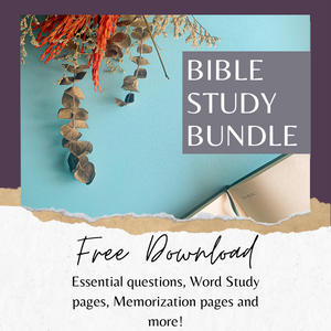 Bible Study Bundle (Copy)