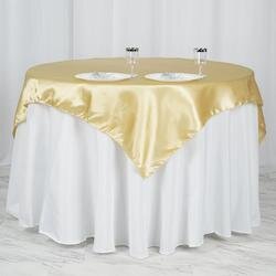 Gold Satin Overlay