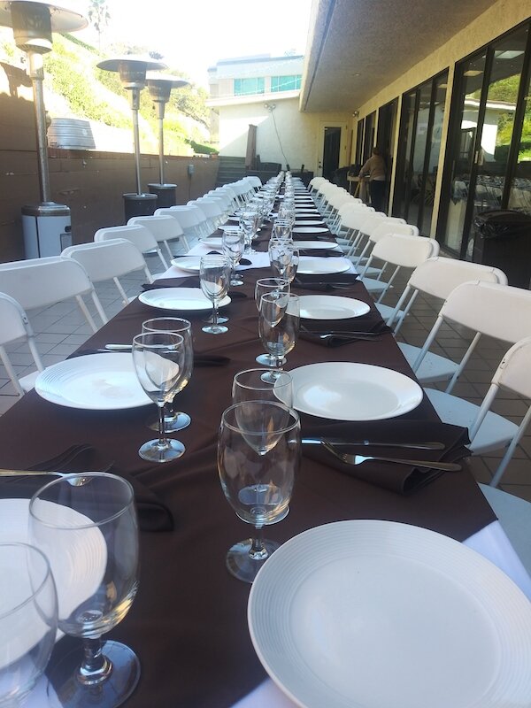 Party Rentals Simi Valley CA tables & chairs for wedding