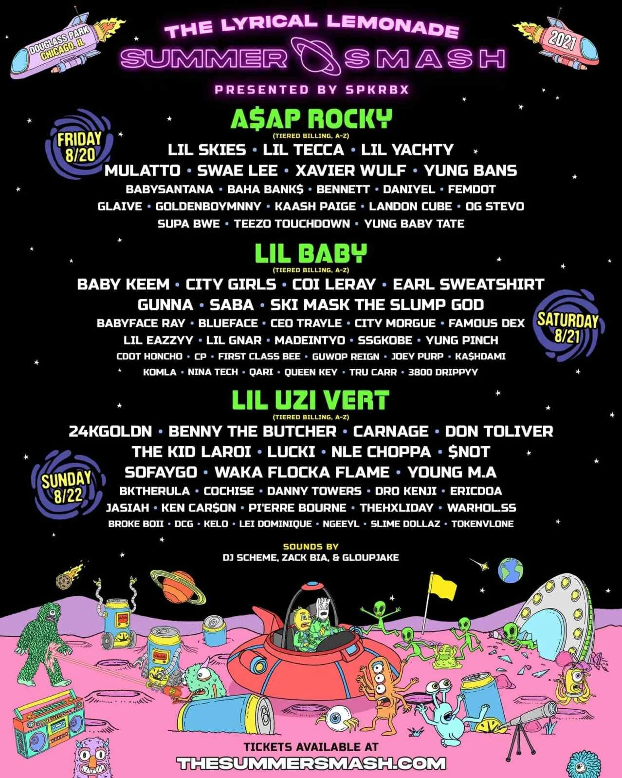 Lil Baby, A$AP Rocky, Don Toliver, Lil Uzi Vert, and Others Take Over Chicago For The Return Of Summer Smash