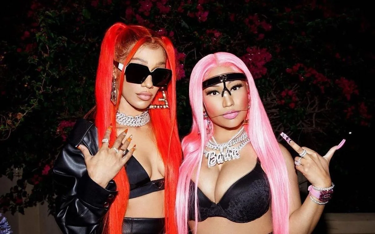 BIA and Nicki Minaj Celebrate "Whole Lotta Money" Going Platinum
