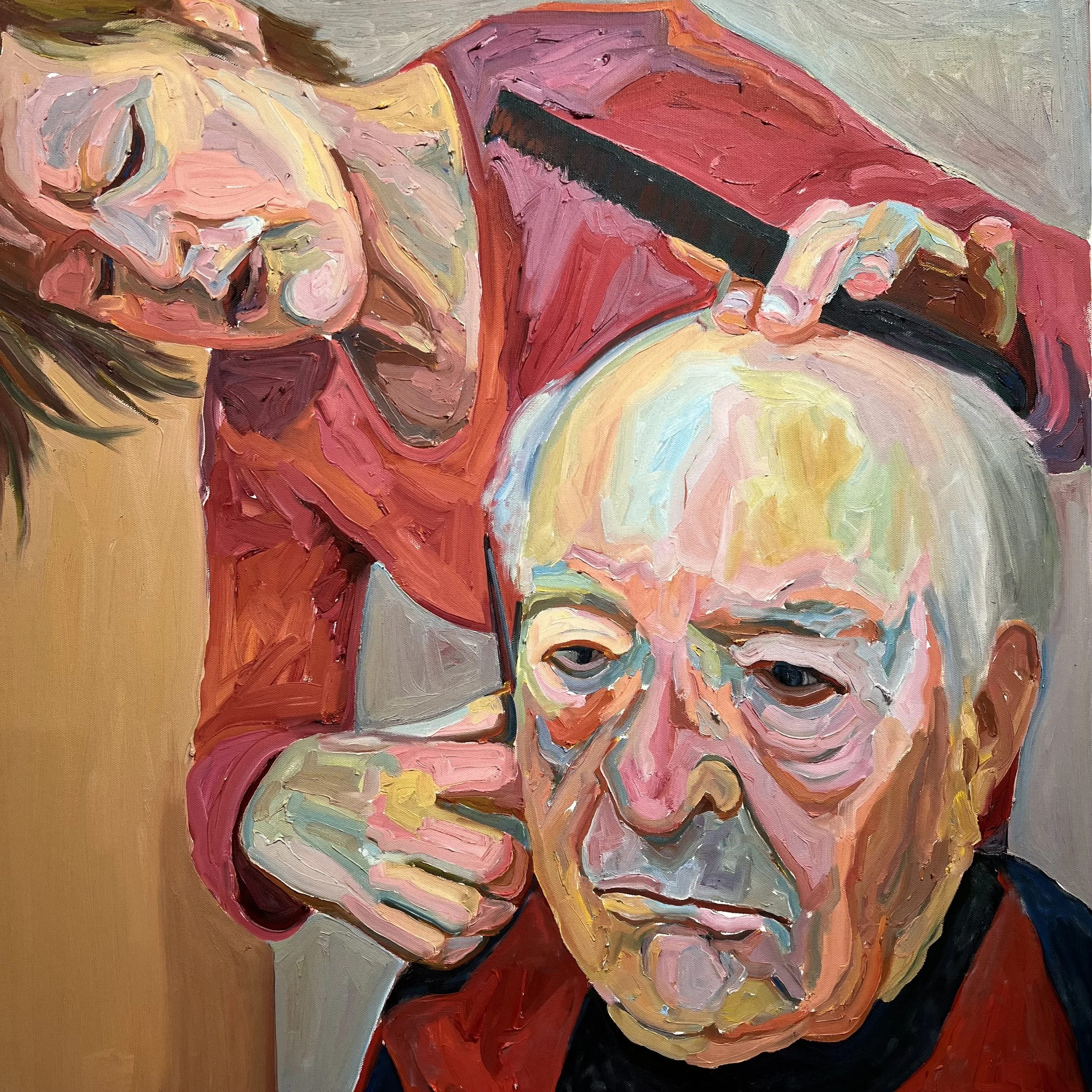 Dad's Haircut #1.JPG