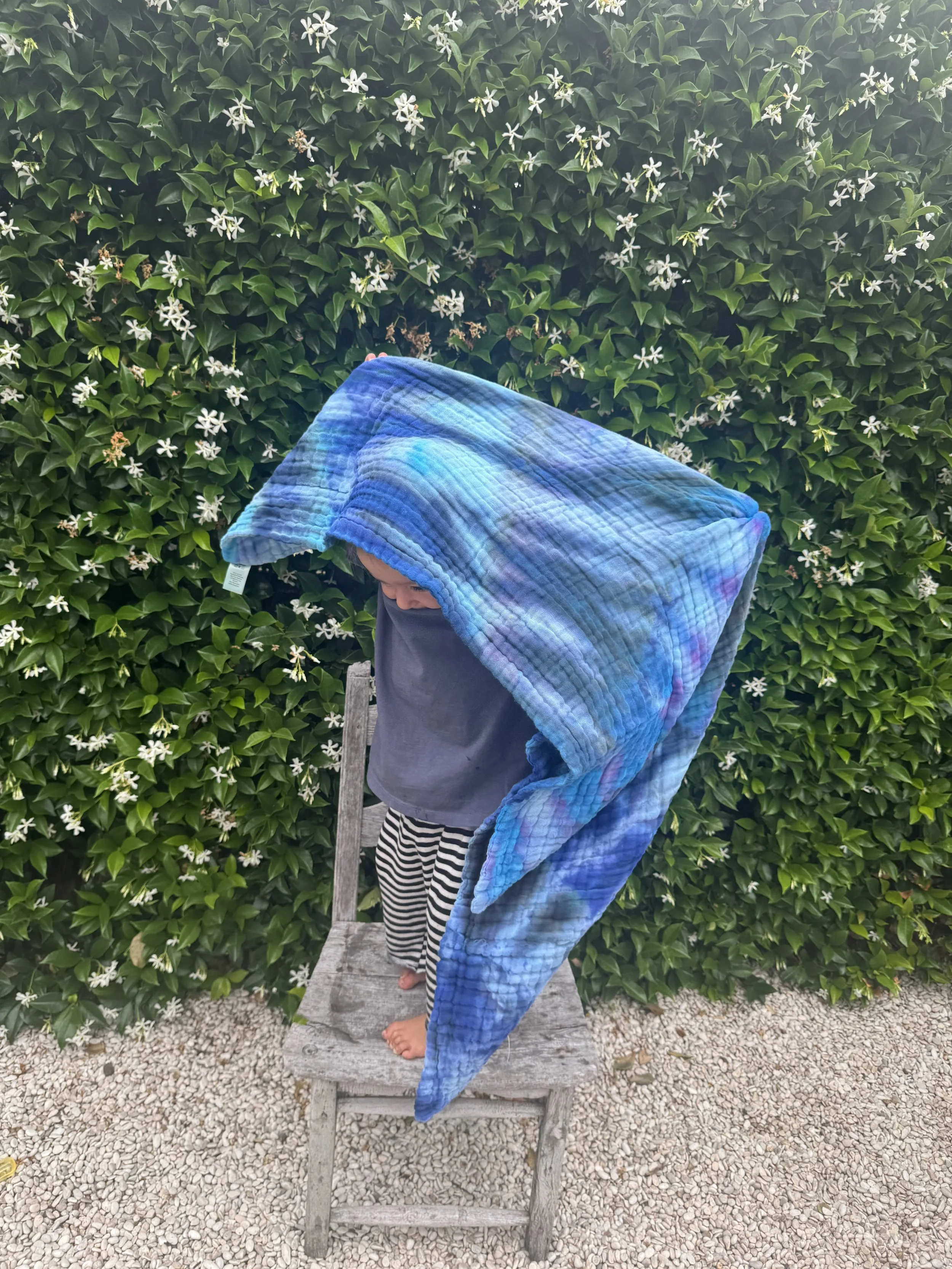 Blue Galaxy Baby Blanket