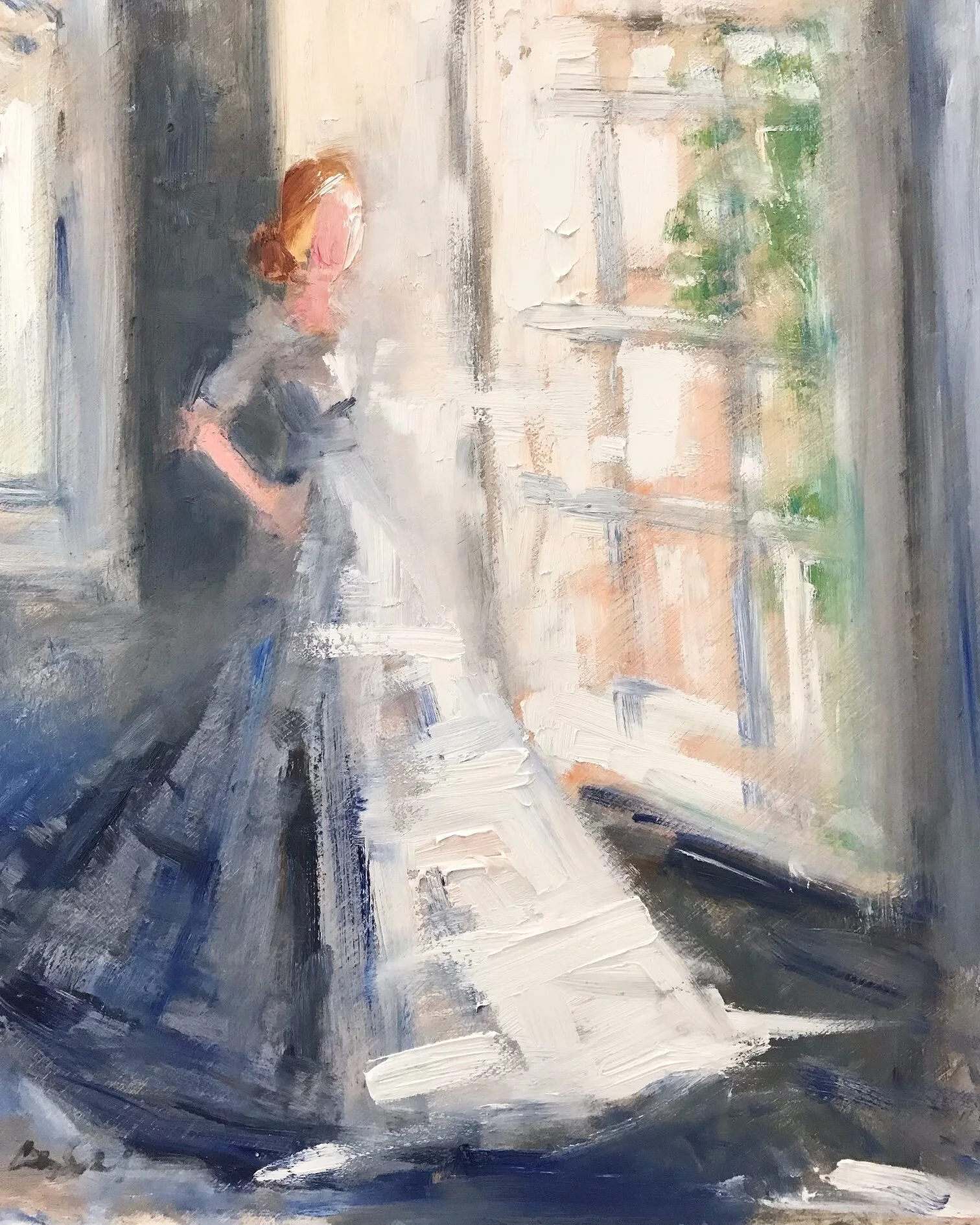 Stepping Out By the Parisian Chateau