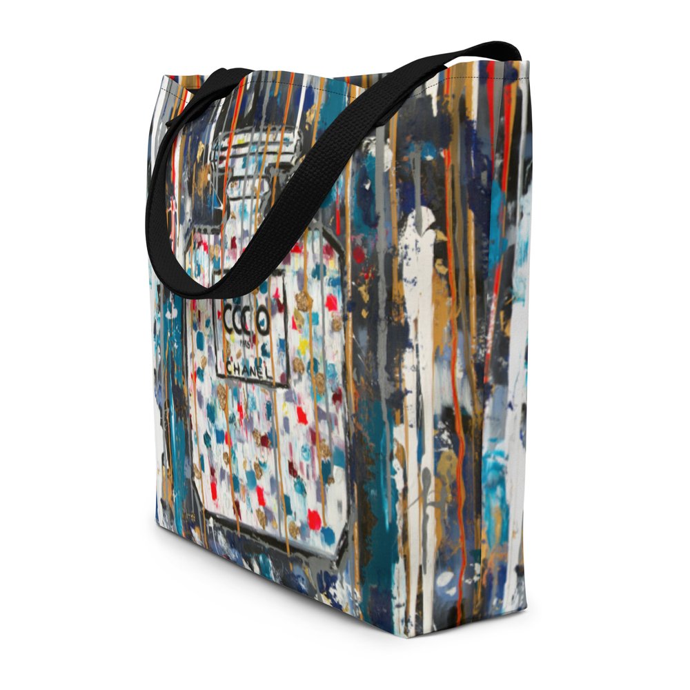 Dripping Dots - Loco for Coco Beach Tote Bag with Pocket — Cindy Shaoul |  ARTIST