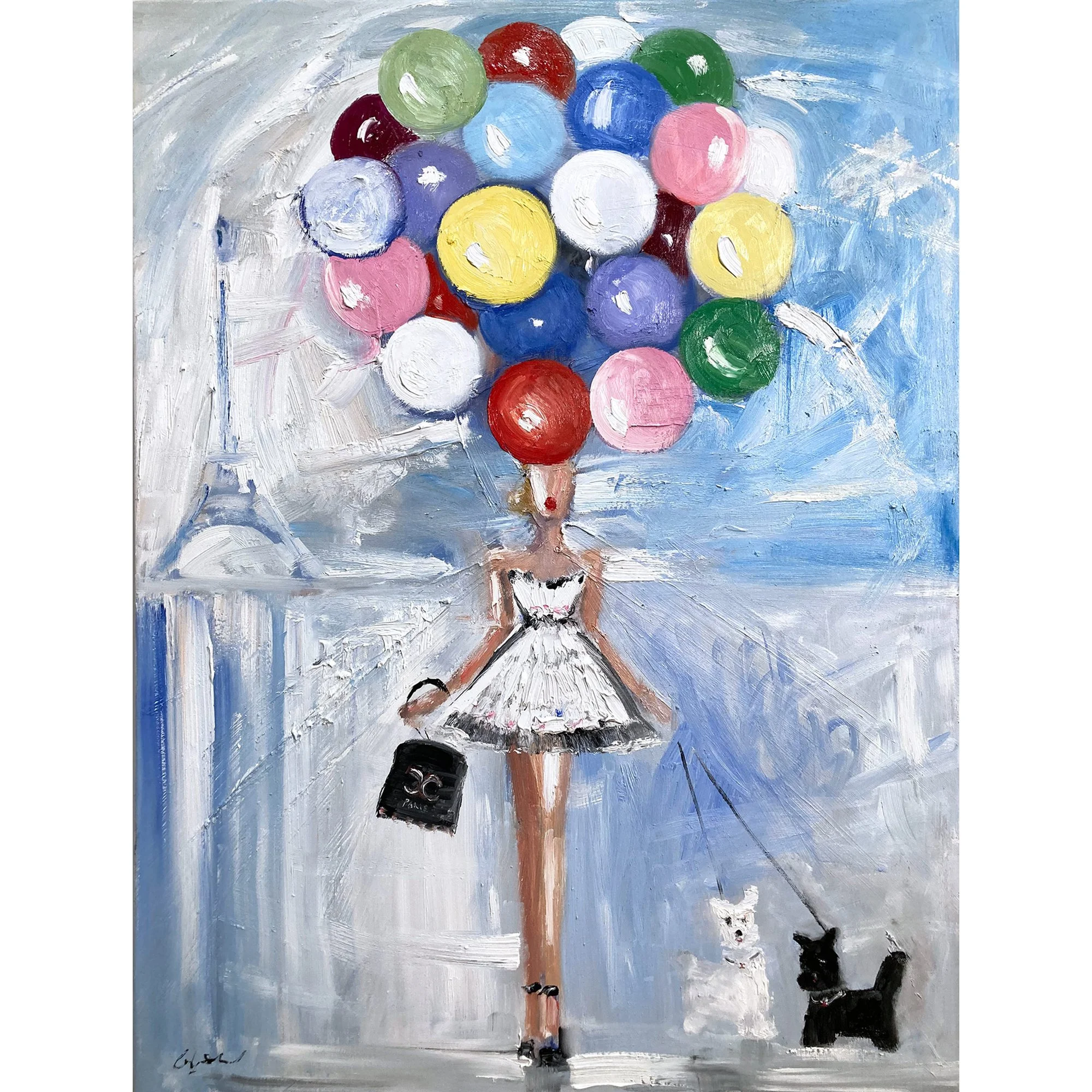 Girls with Balloons in Chanel, 2022