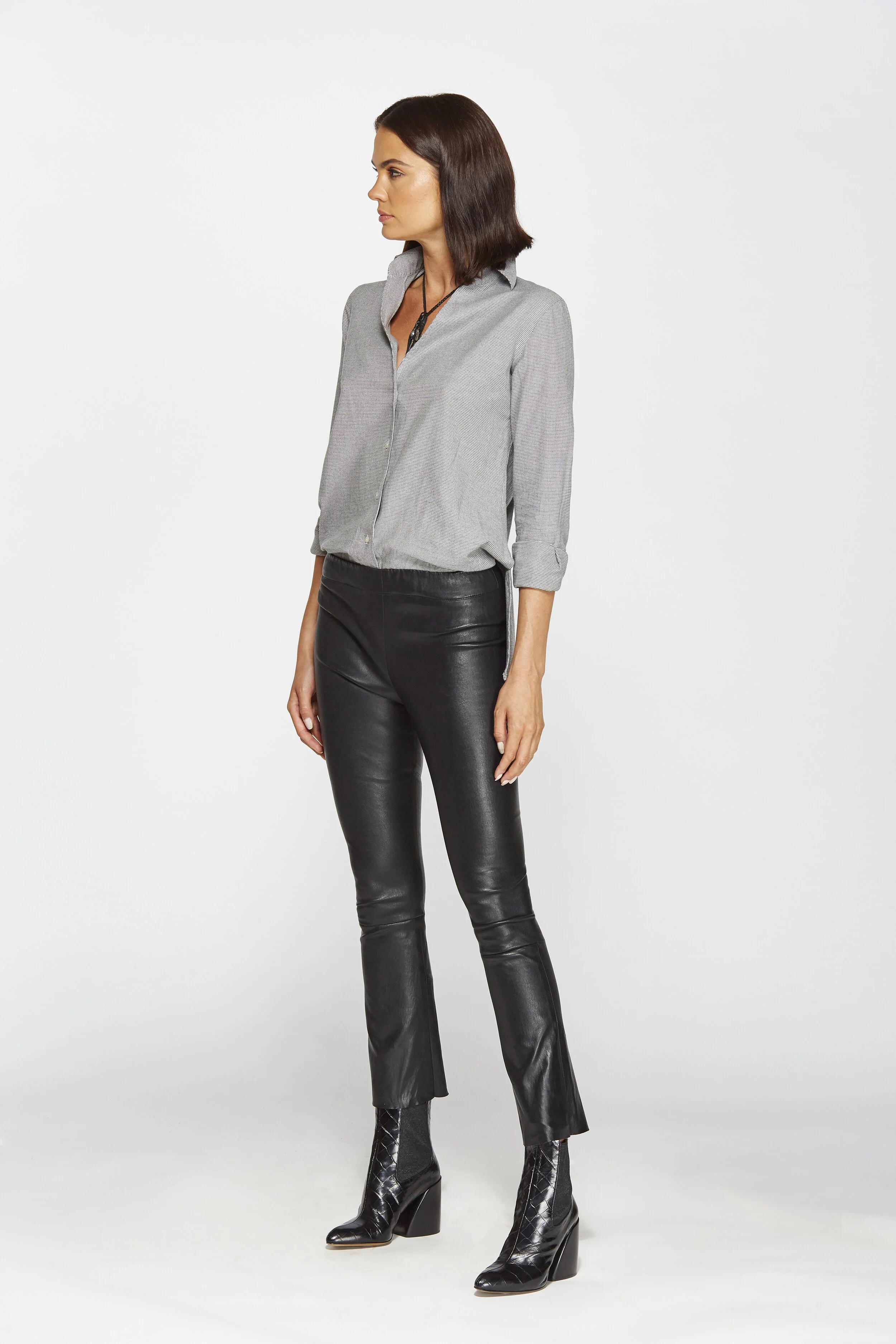 Leather and Suede Pants