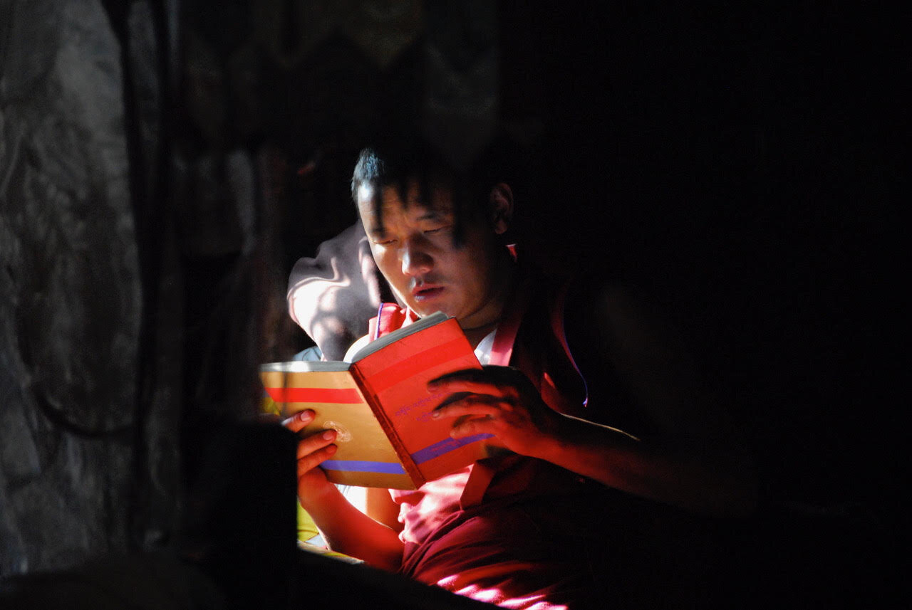 tibet - monk studying.jpg