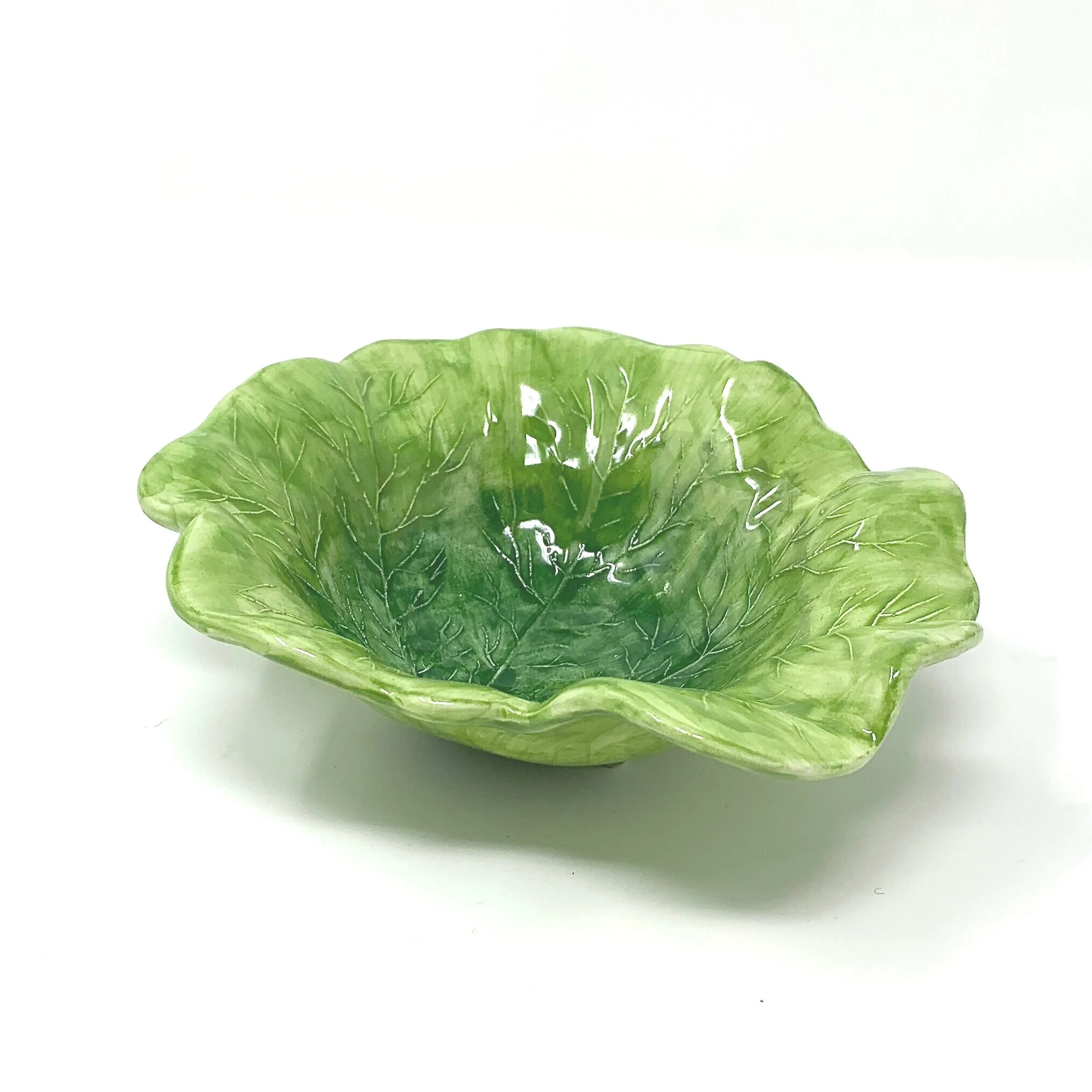 Cabbage Leaf Dip Bowl
