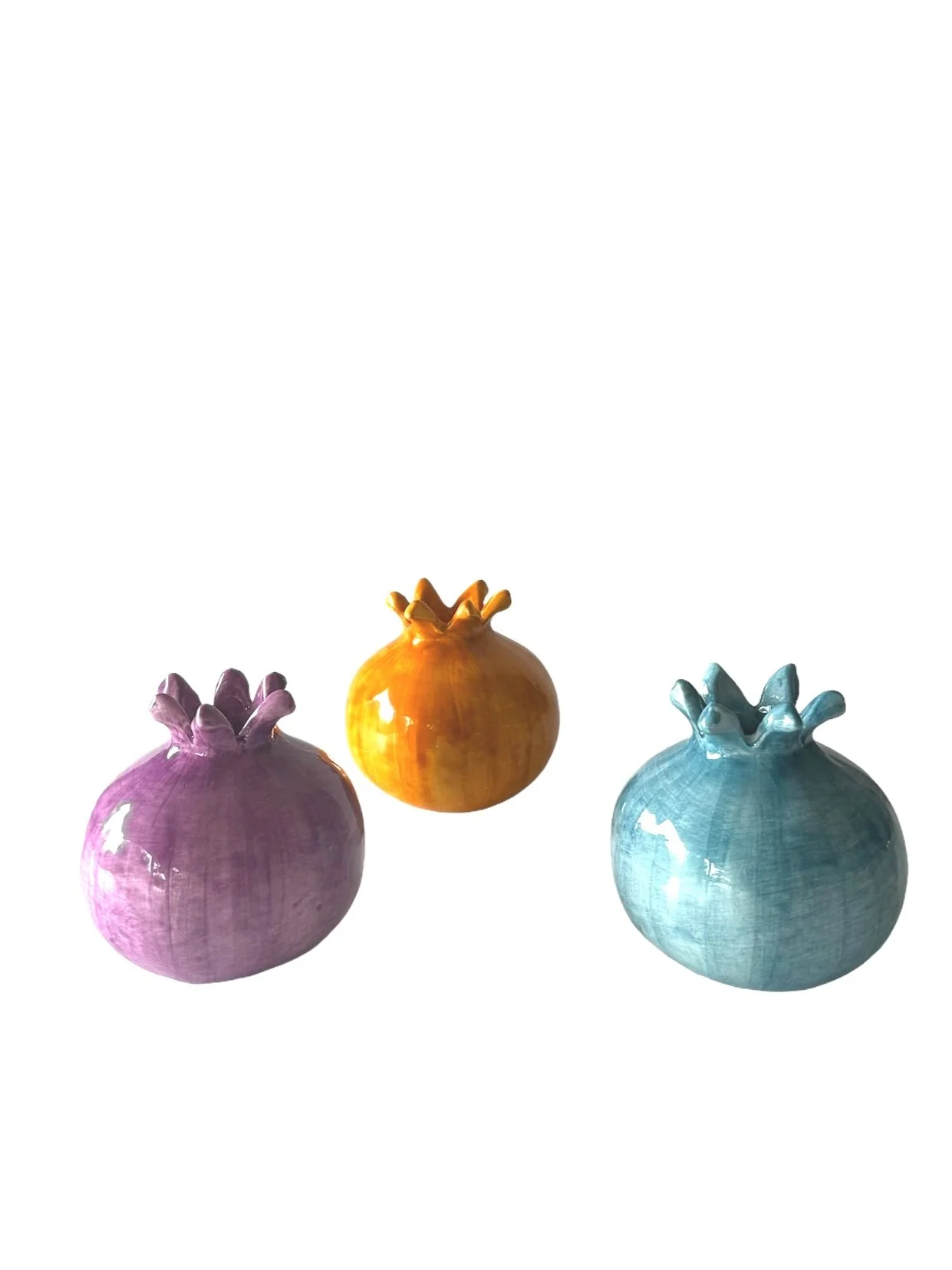 Pomegranate Vase - Dark Green