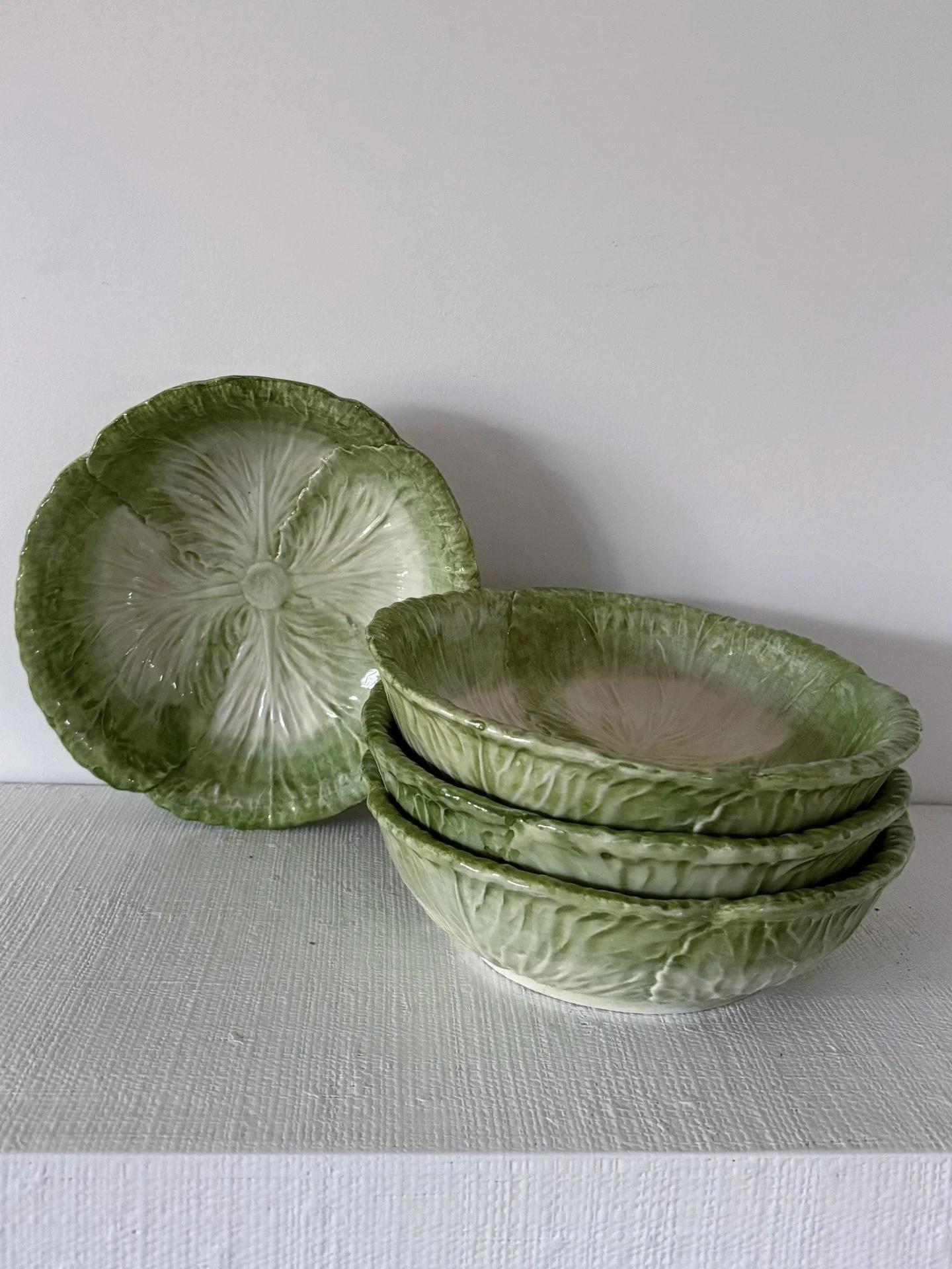Welcome Spring with our Radicchio Dinnerware in Light Green