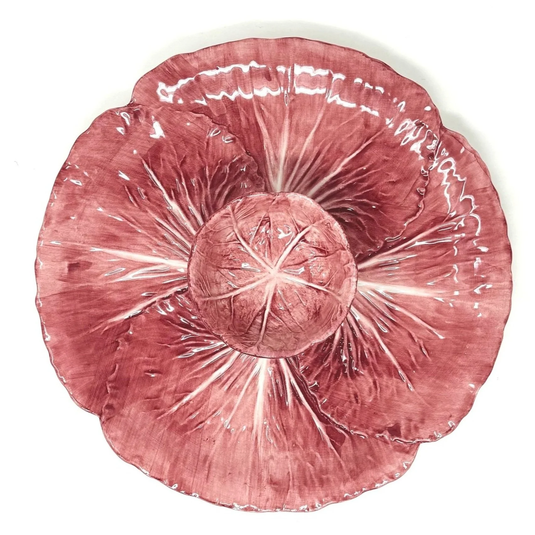 Radicchio Chip & Dip - Green Shaded