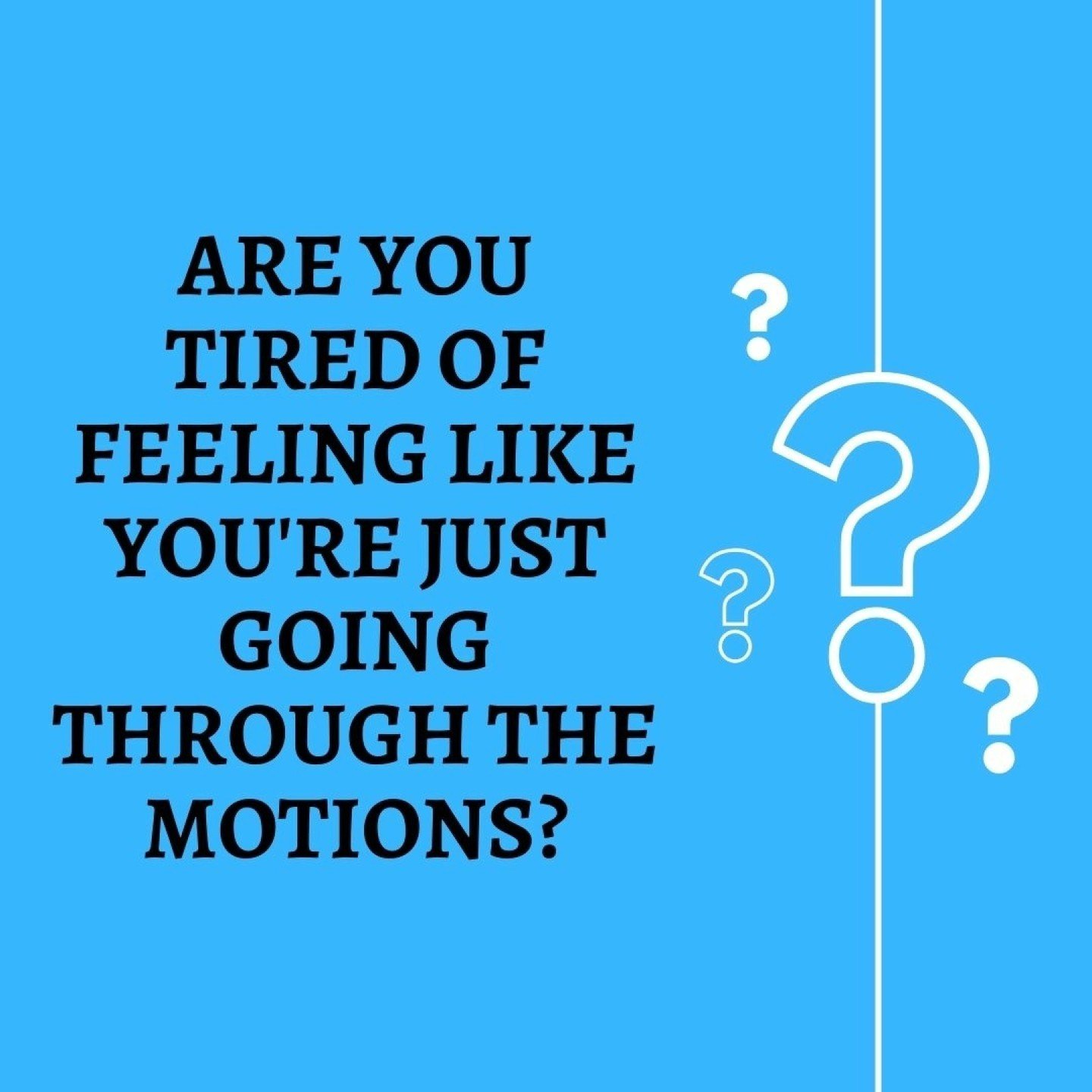 Are you tired of feeling like you're just going through the motions? 😩

If settling for &quot;meh&quot; has become your default, it's time to shake things up and try something new.

Whether it's a new hobby, exercise routine, or self-care practice, 