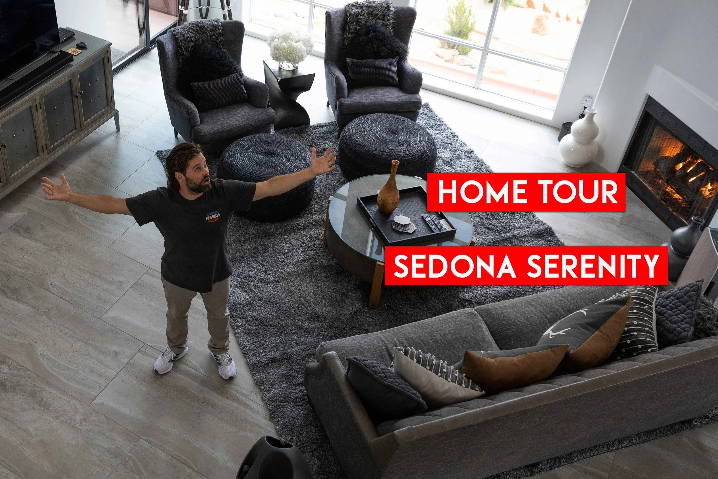 Home Tour of an Airbnb in Sedona 