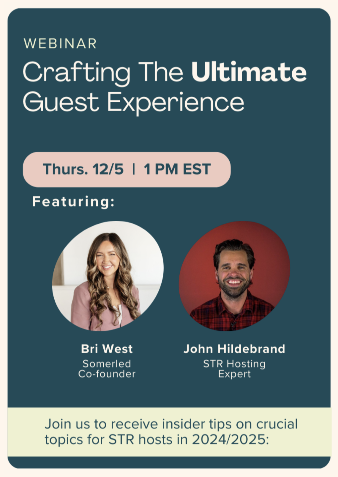 Crafting The Ultimate Guest Experience - Webinar