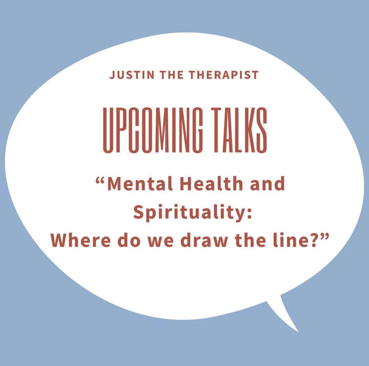 Mental Health and Spirituality - Where do we draw the line?