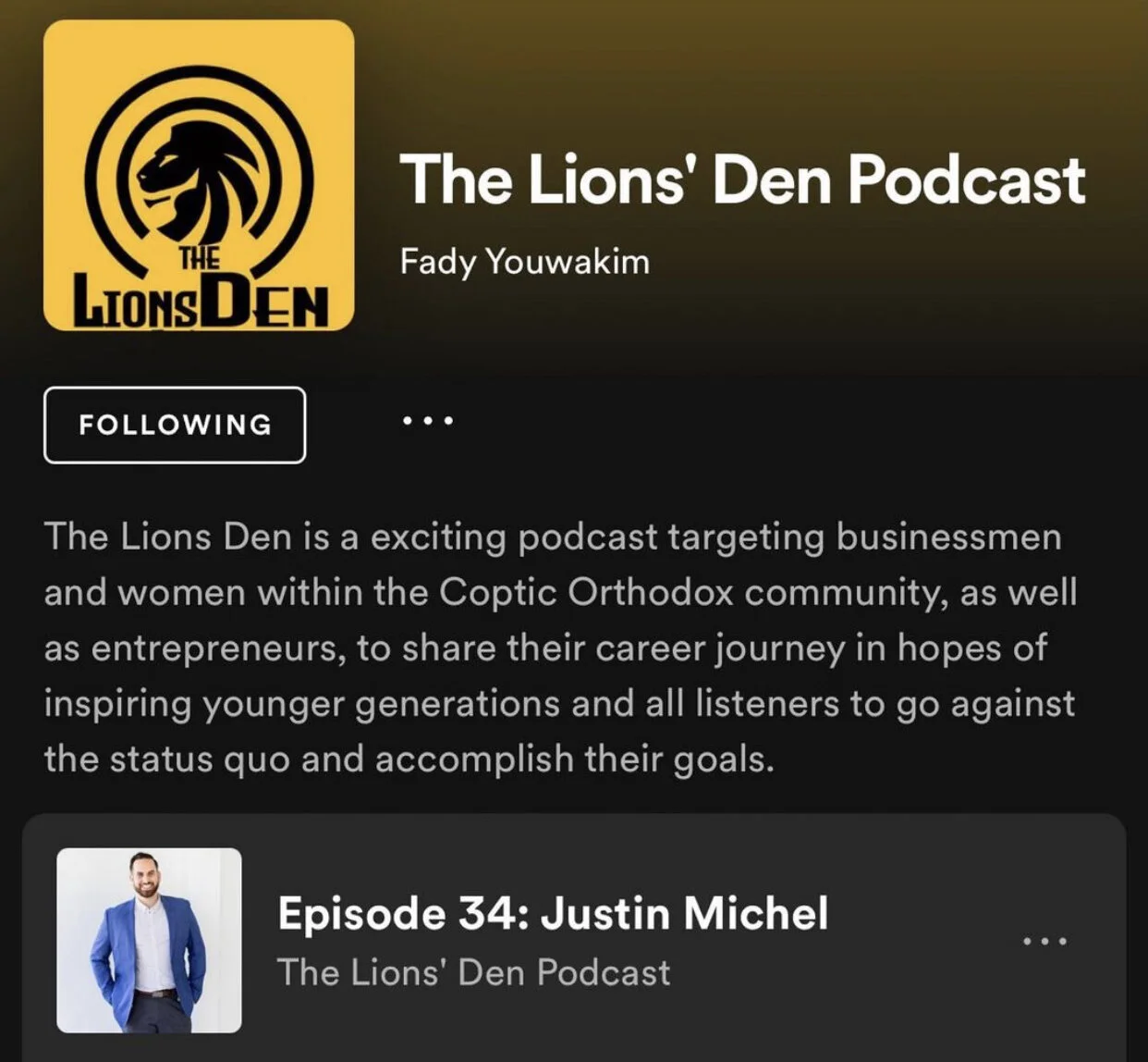 PODCAST: The Lion's Den