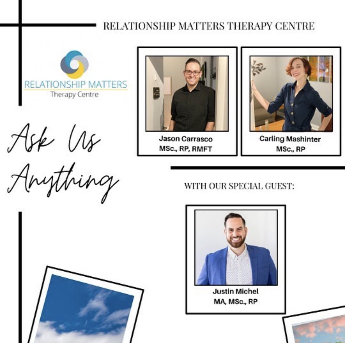 Ask us anything- with Relationship Matters Therapy