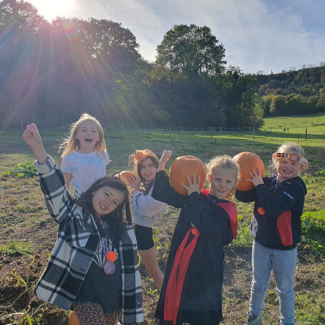 Having a ball @pepperscombefarm pumpkin picking and halloween trail.  There's still tickets left for this weekend, you can signup at: https://buff.ly/46E9SFY #pumpkinpicking #pumpkinpatch #halloween #halloweencrafts  #steyningbusiness