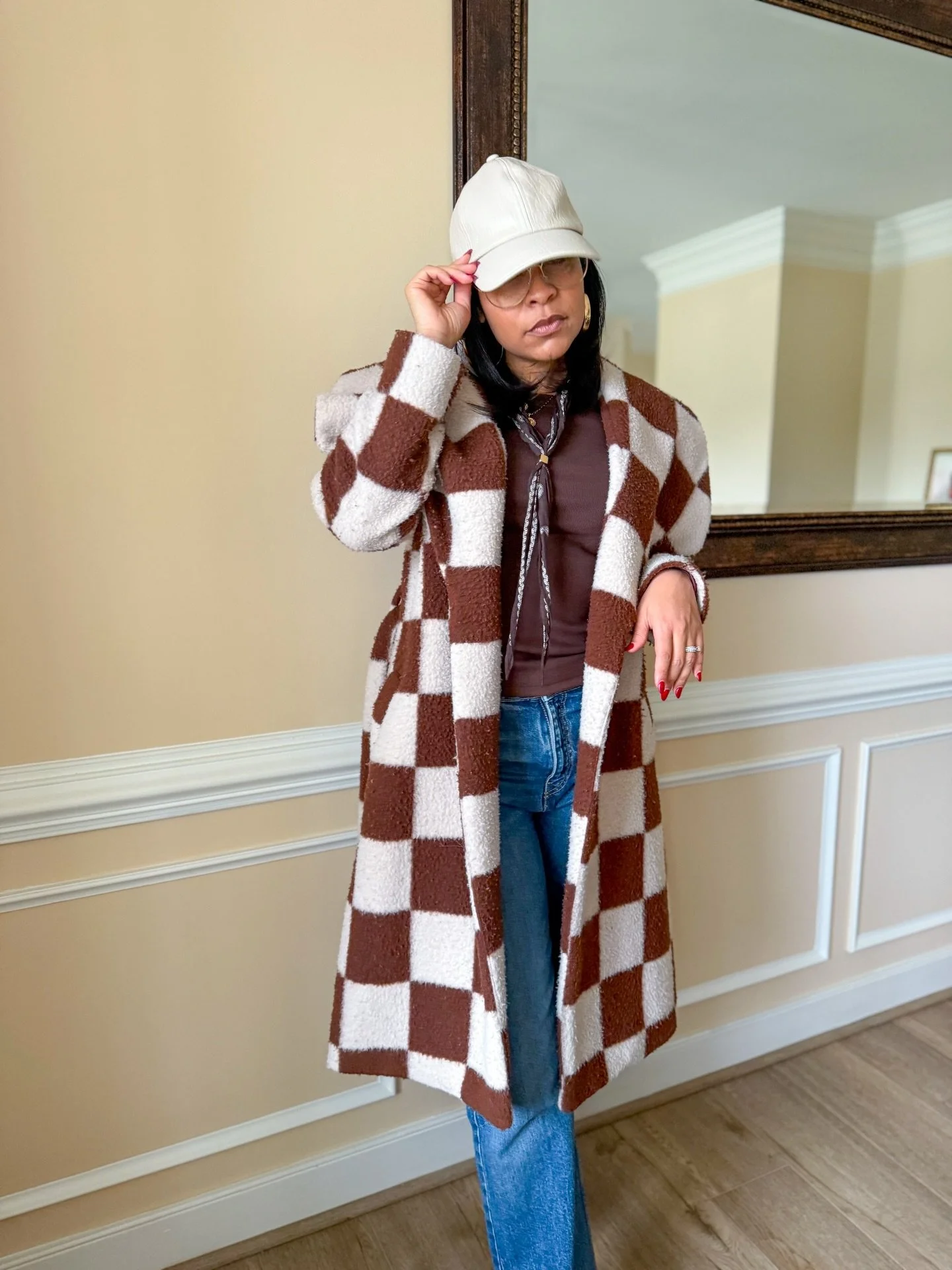 For the love of outerwear! This is my favorite coat in my closet, and I got it from @nuuly. I love how fun it is, and it easily adds some umph to my outfits. If you are looking to have fun with fashion this winter, try a Nuuly subscription. 

Comment