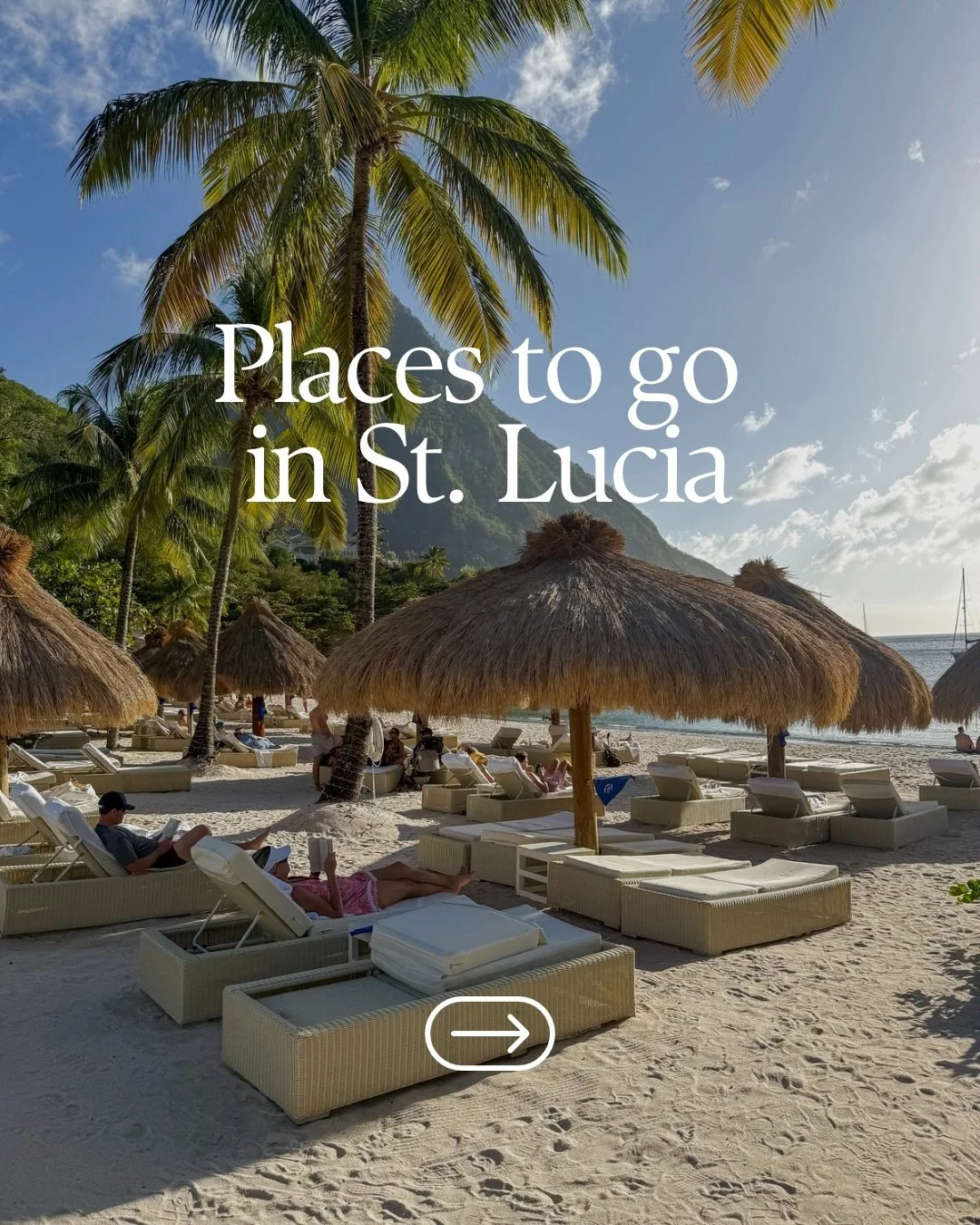 I ended up getting stuck in St. Lucia a couple extra days because of the January snowstorm back home, and I promise you it was a beautiful place to be stuck ☀️🏝️

These spots + stops made the trip extra enjoyable:
📍 Gros Islet Street Party + Fish F