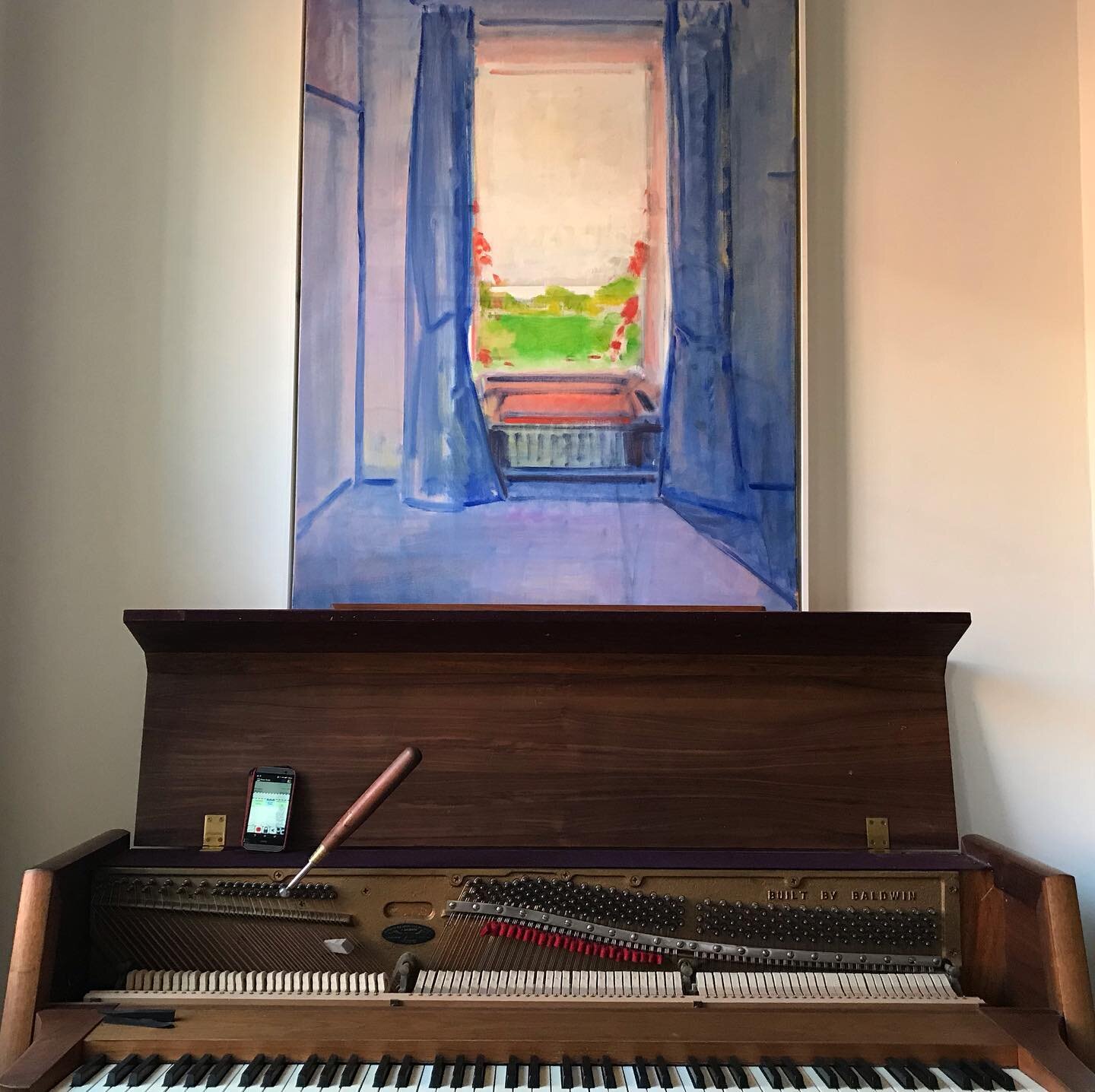 A Piano With a View. #pianotuner