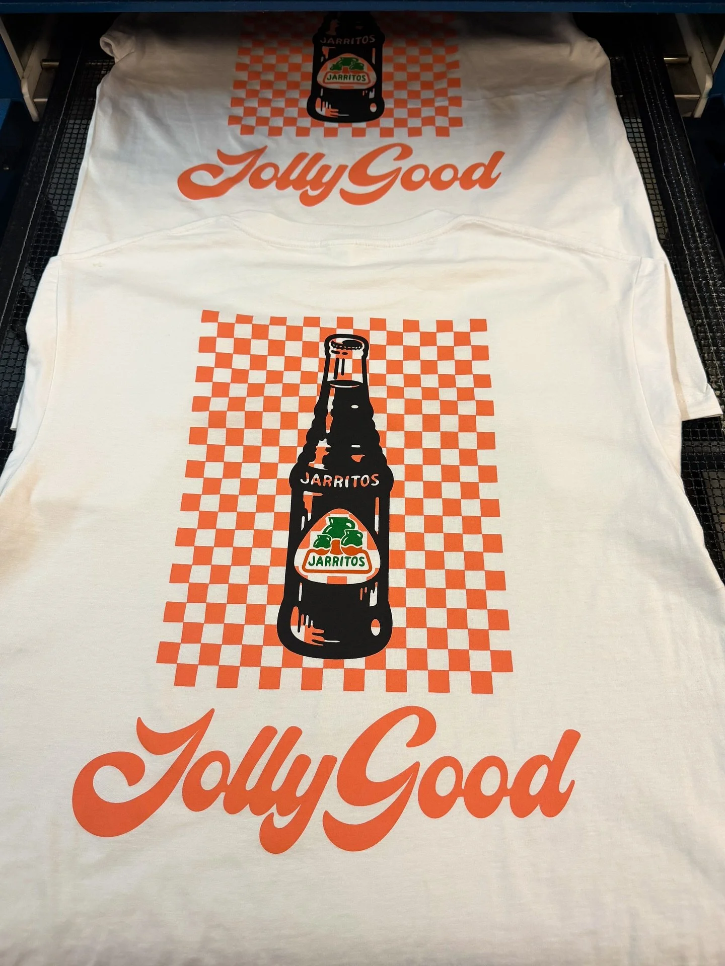 Some @jarritosau x @jollygood_melbourne tees we recently printed up.