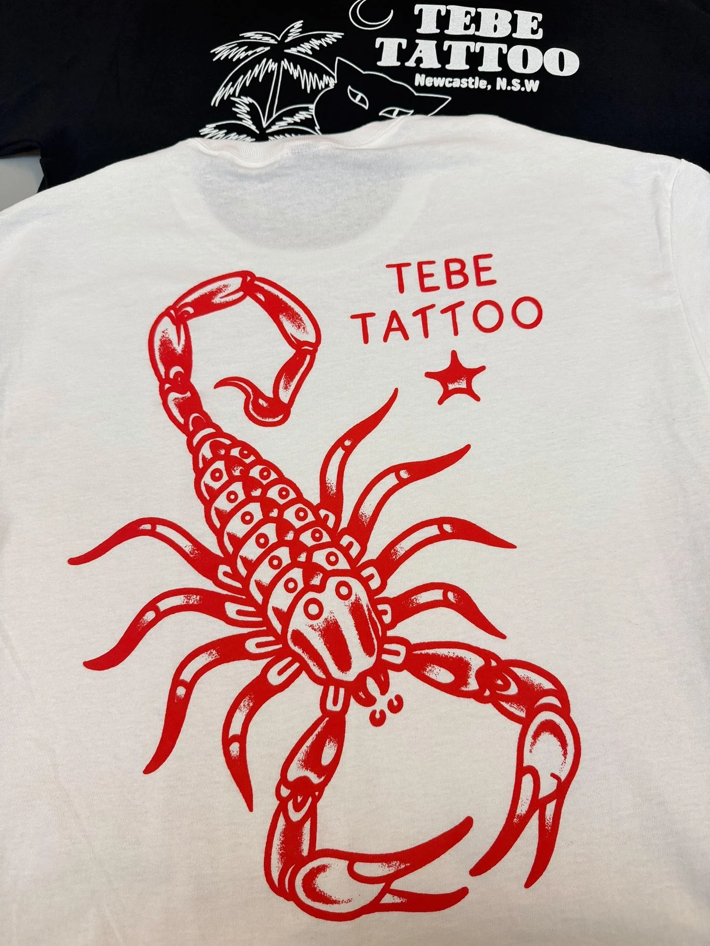 Couple of new tee designs we printed up for @tebetattoo