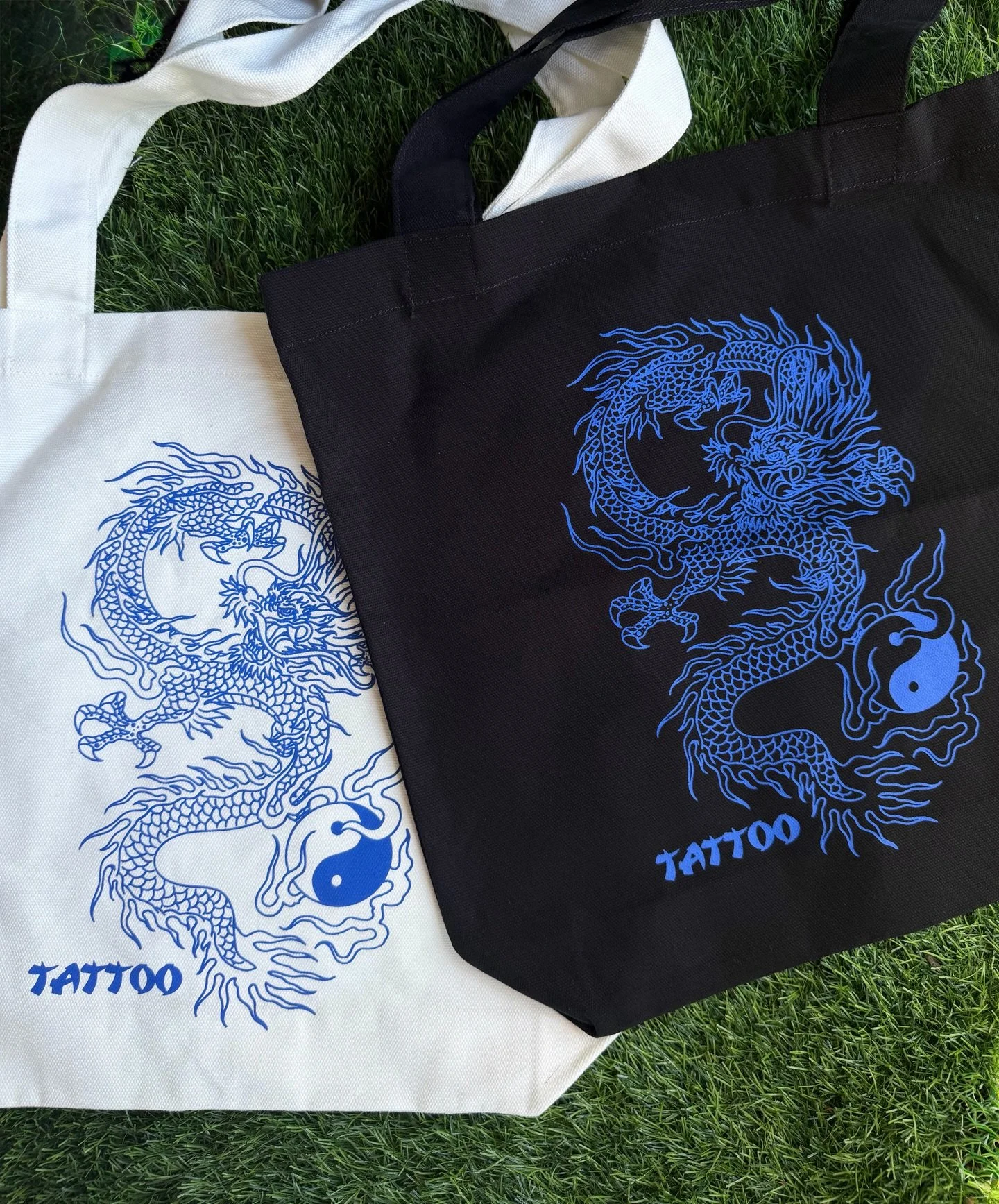 Some rad new tote bags printed up for @lwt.tattoo