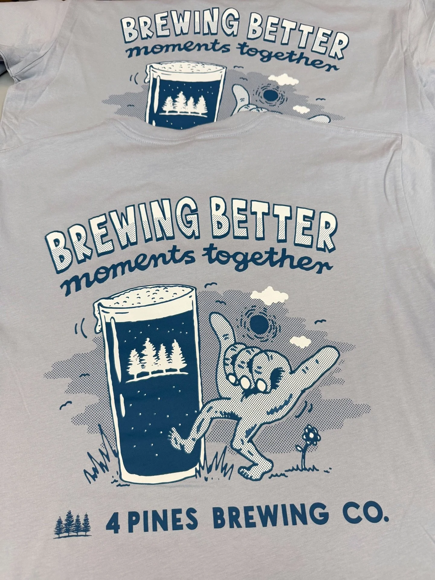 Recent one we printed up for the @4pinesbeer team.