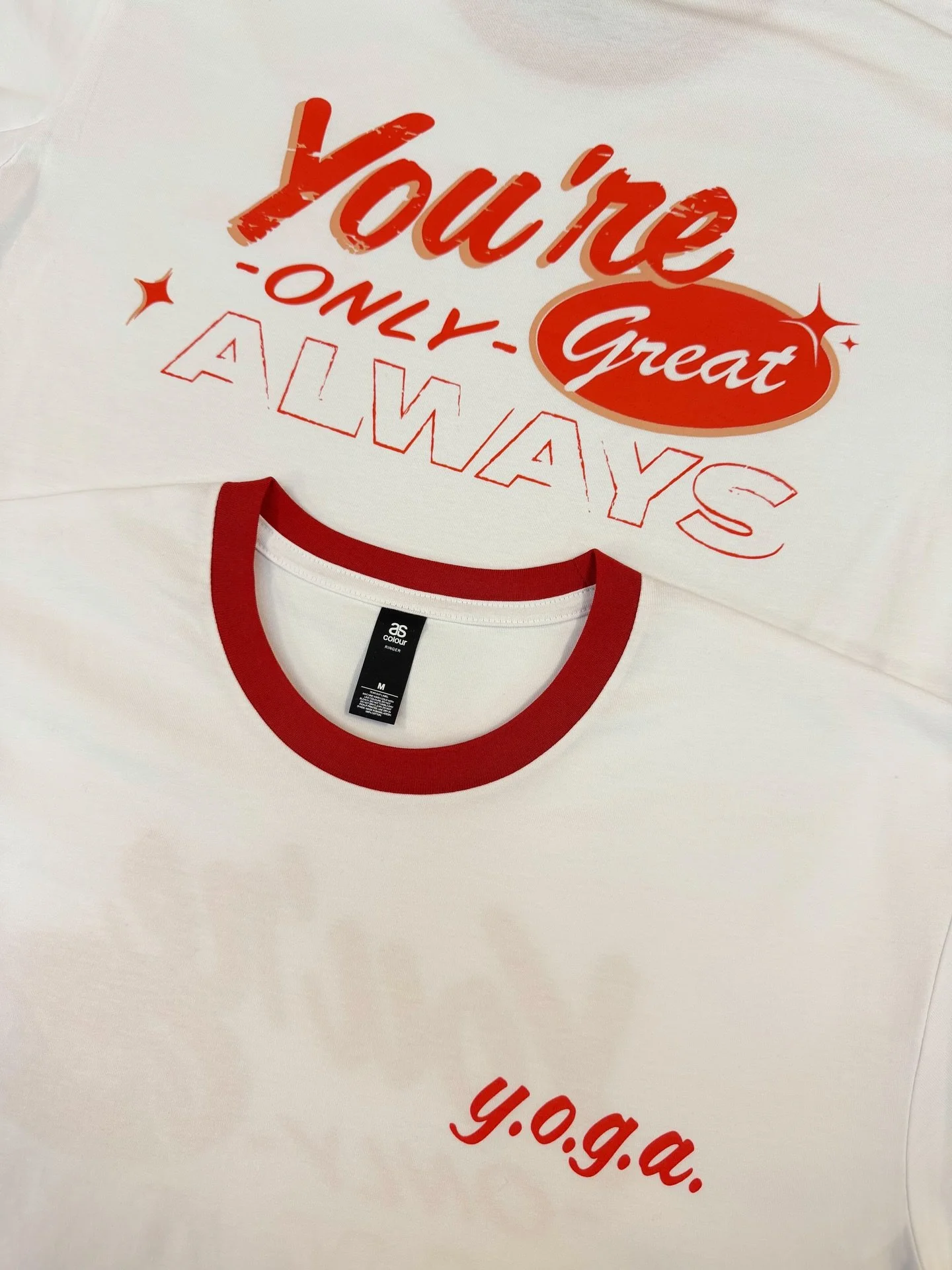 Recent one we printed up for @youreonlygreatalways