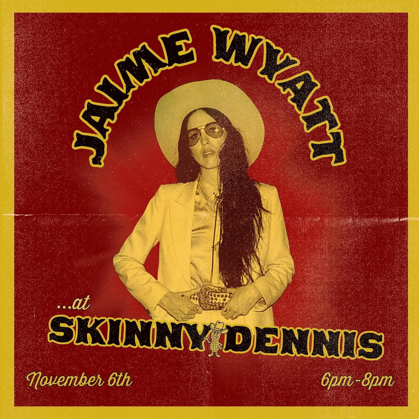 Attention! We have an extra special guest joining us this week at our humble little Honky-Tonk. Raw &amp; soulful, with outlaw charm to boot, JAIME WYATT will be belting out bad-ass country tunes from 6pm-8pm this Wednesday evening! Do not miss this!