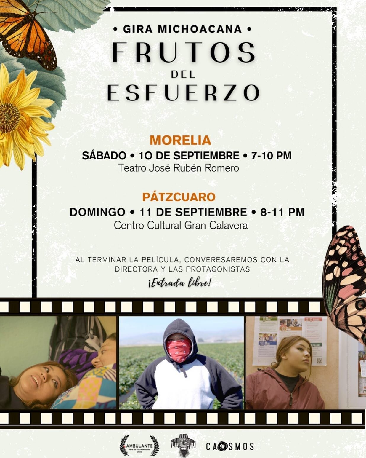 📣 Que vivan los trabajadores! Feliz #D&iacute;aDelTrabajo ✊🏽 &iexcl;Esta semana nos vamos a Michoac&aacute;n para nuestra gira por M&eacute;xico!

🗓 10 de septiembre (7-10)
Teatro Jose Rub&eacute;n Romero 
Morelia

🗓 11 de septiembre (8-11)
Centr
