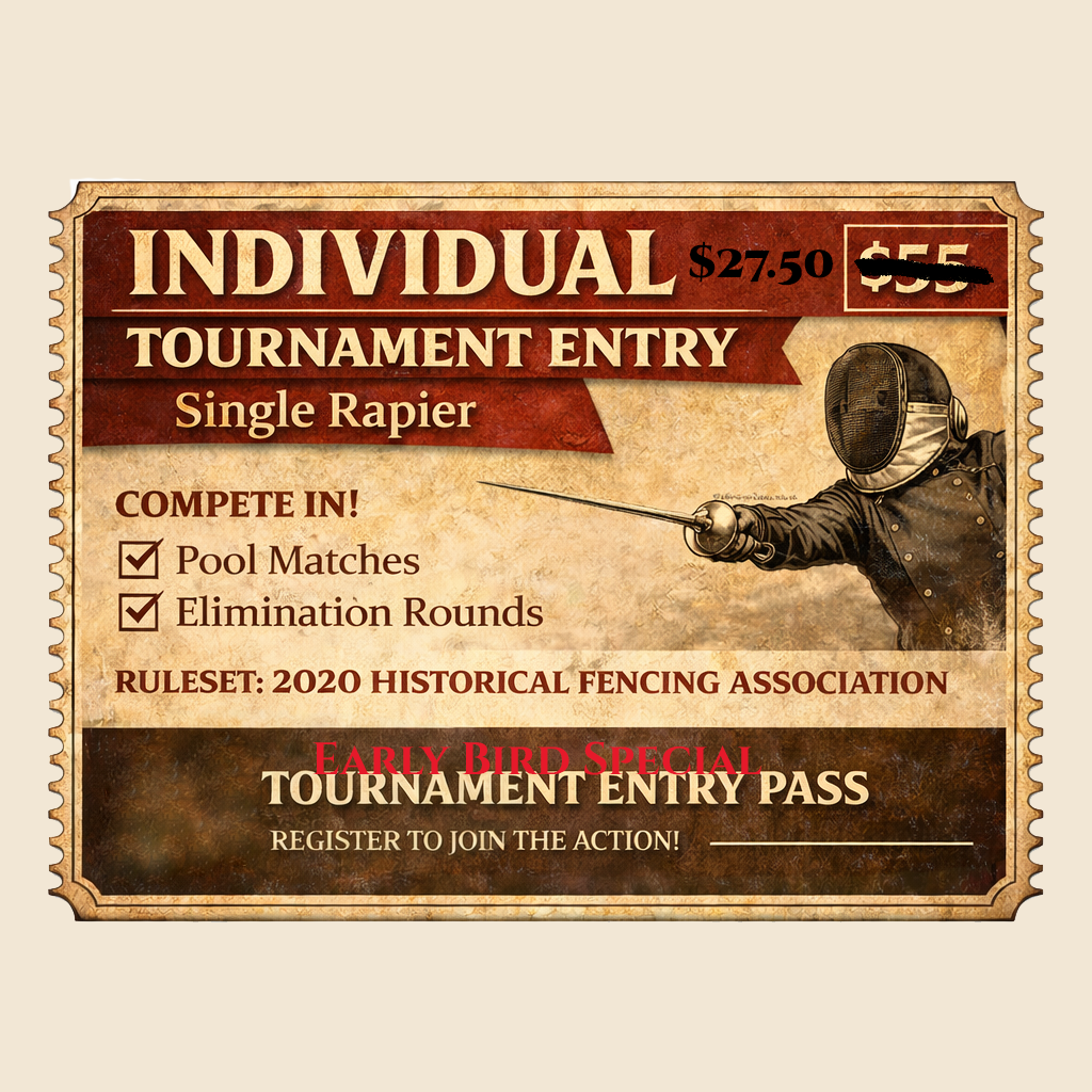 Tournament entry Single Rapier on sale.png