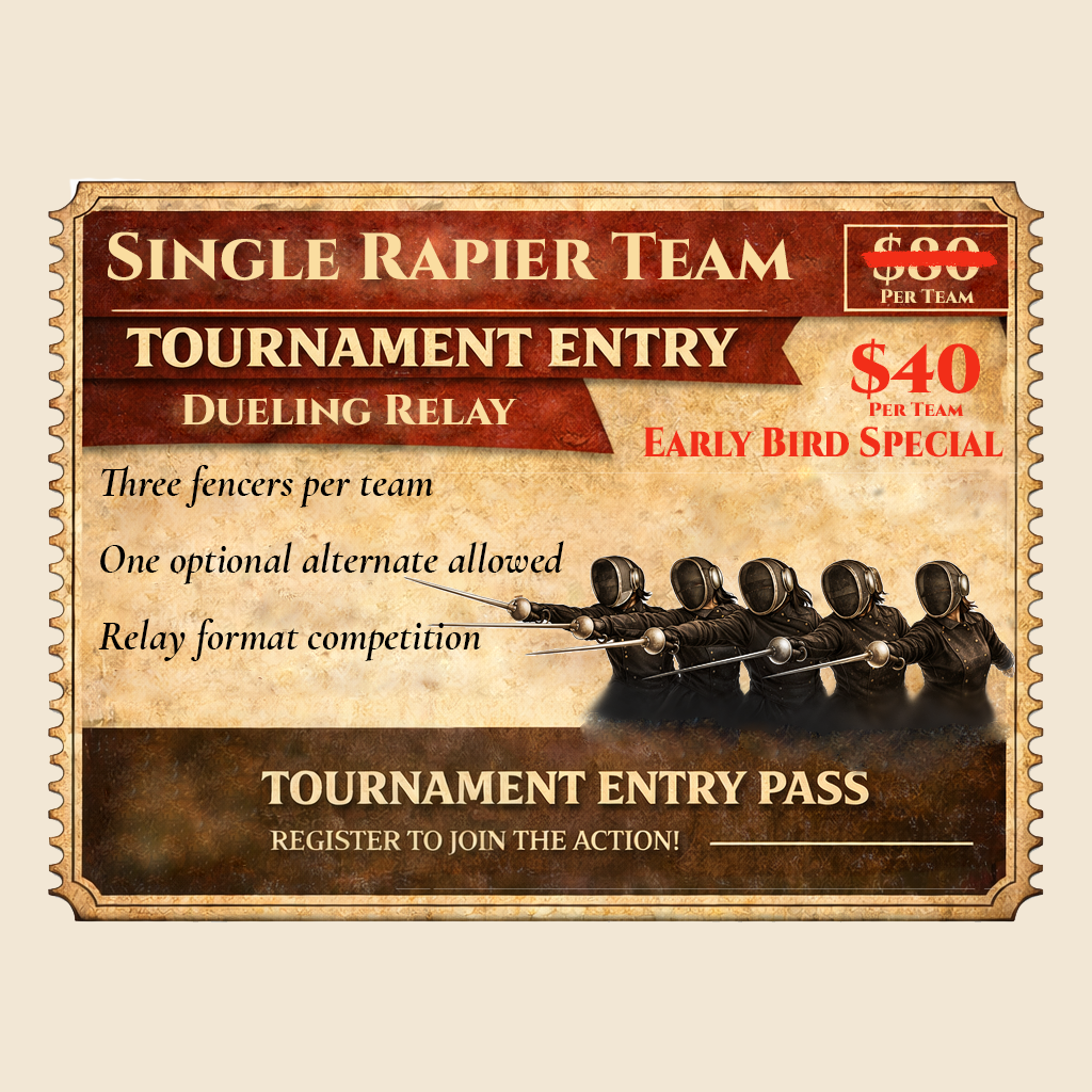 Tournament entry Single Rapier Team on Sale.png