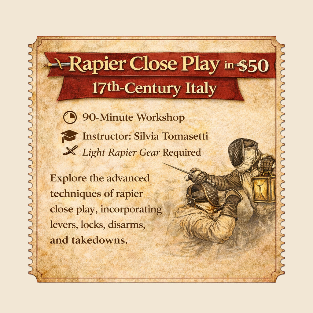 Rapier Close Play in the 17th Century: Context, Creativity, and Control