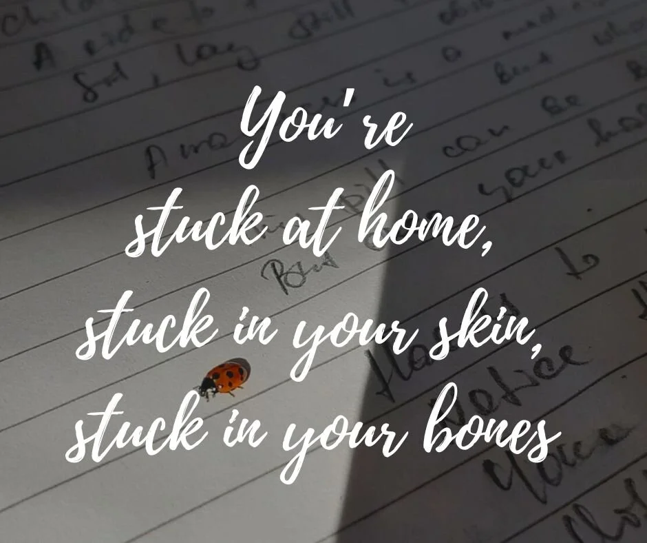You're stuck at home ...