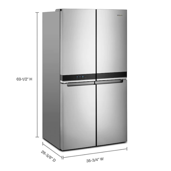 CounterDepth Refrigerator Dimensions Sizes Whirlpool, 55 OFF