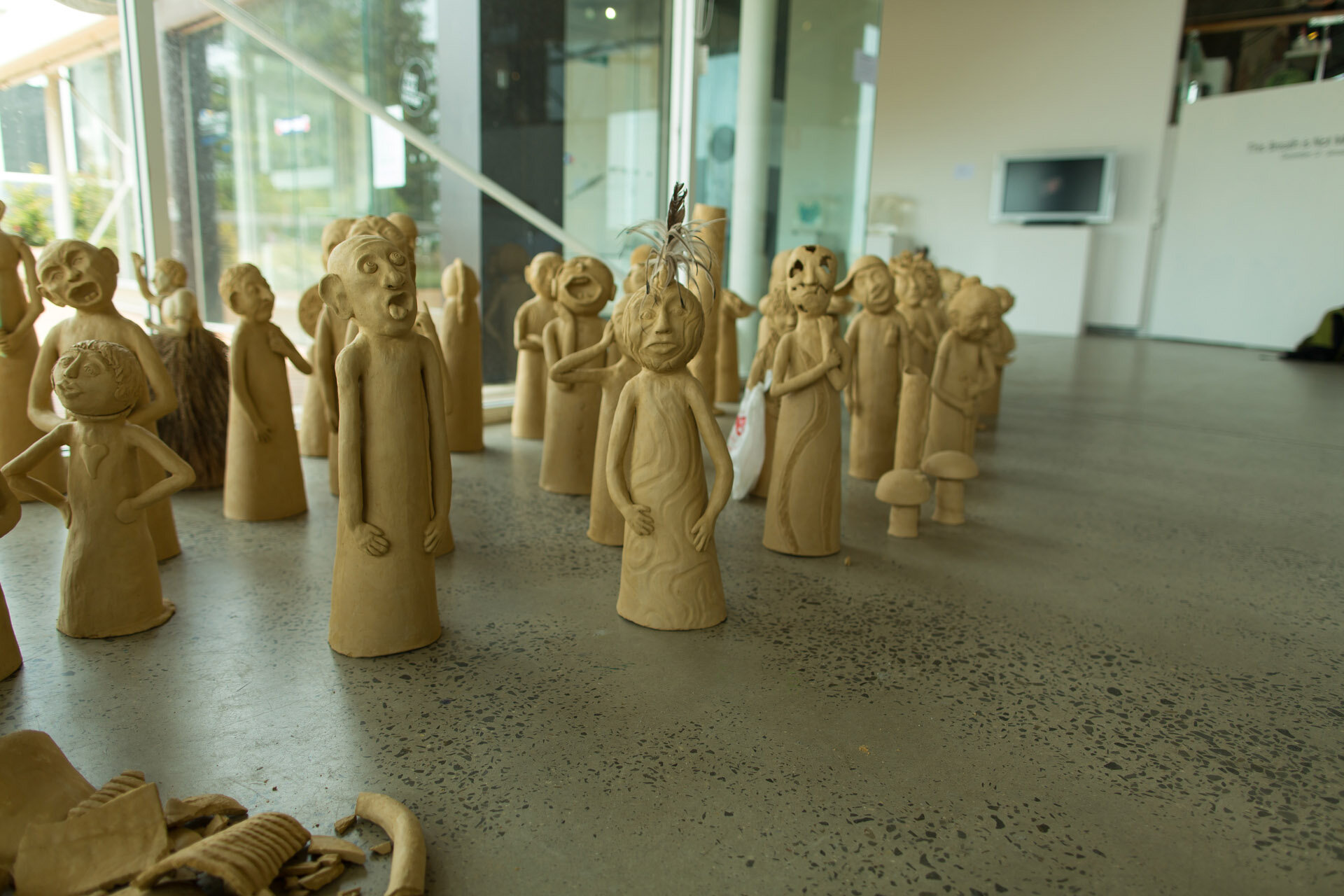 Terracotta Worriers at Signal Point Gallery Goolwa