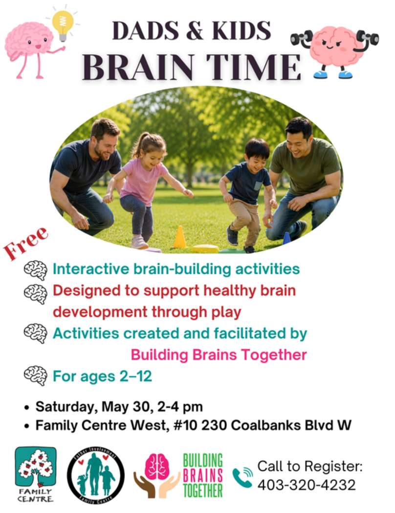 Dad and Kids Brain Time