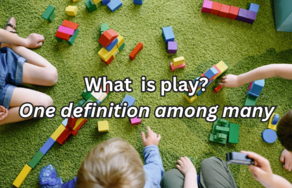 What is play? One definition among many